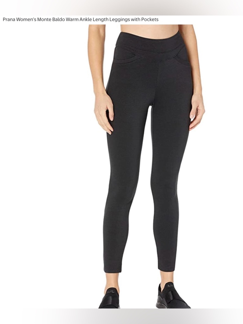 prAna Monte Baldo Womens High Rise Ankle Leggings Size S NWT